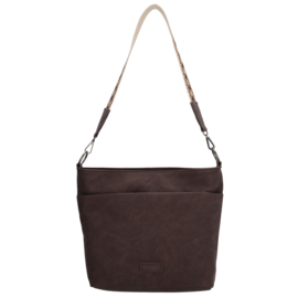 Beagles Malaga shopper donker bruin