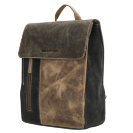Hide & Stitches Himalaya rugtas olijfgroen
