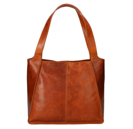 Leather Design handtas natural