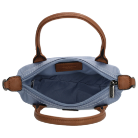 Charm London Buckingham handtas staalblauw