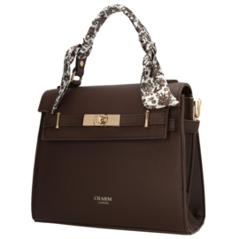 Charm London the hamptons handtas donker bruin