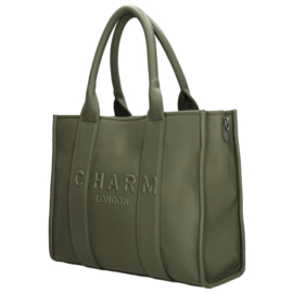 Charm London bond shopper natuur groen