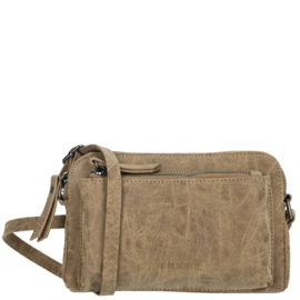 Enrico Benetti Zoë schoudertas camel