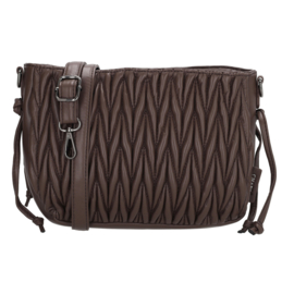 Charm London West End schoudertas donker bruin