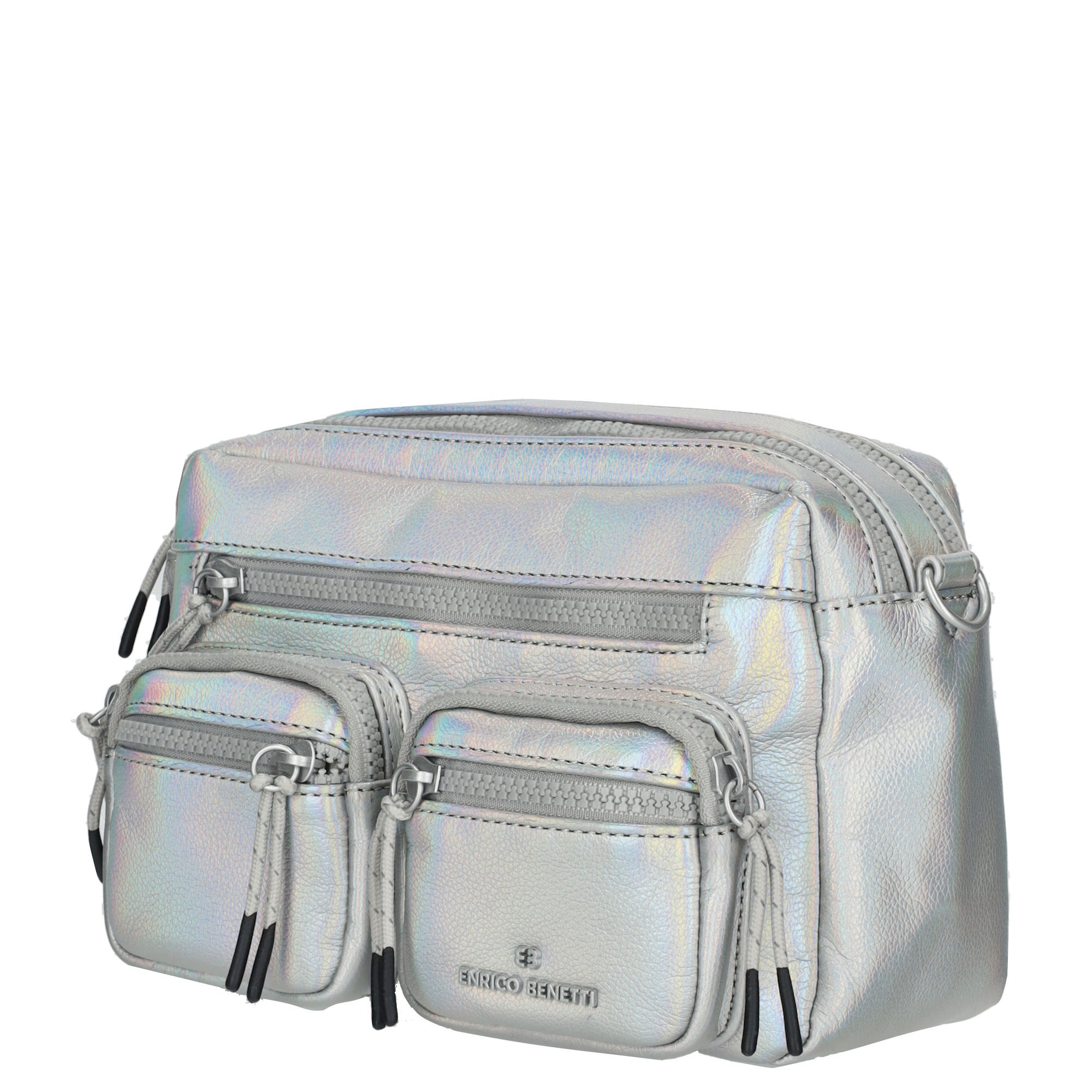 Enrico Benetti Celine crossbody tas zilver