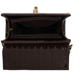 Charm London knightsbridge handtas donker bruin
