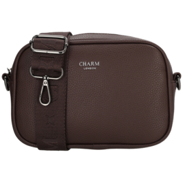 Charm London Mullberrry street crossbodytas  donkerbruin