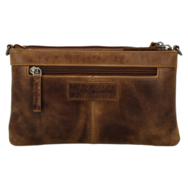 Hide & Stitches Westland schoudertas bruin