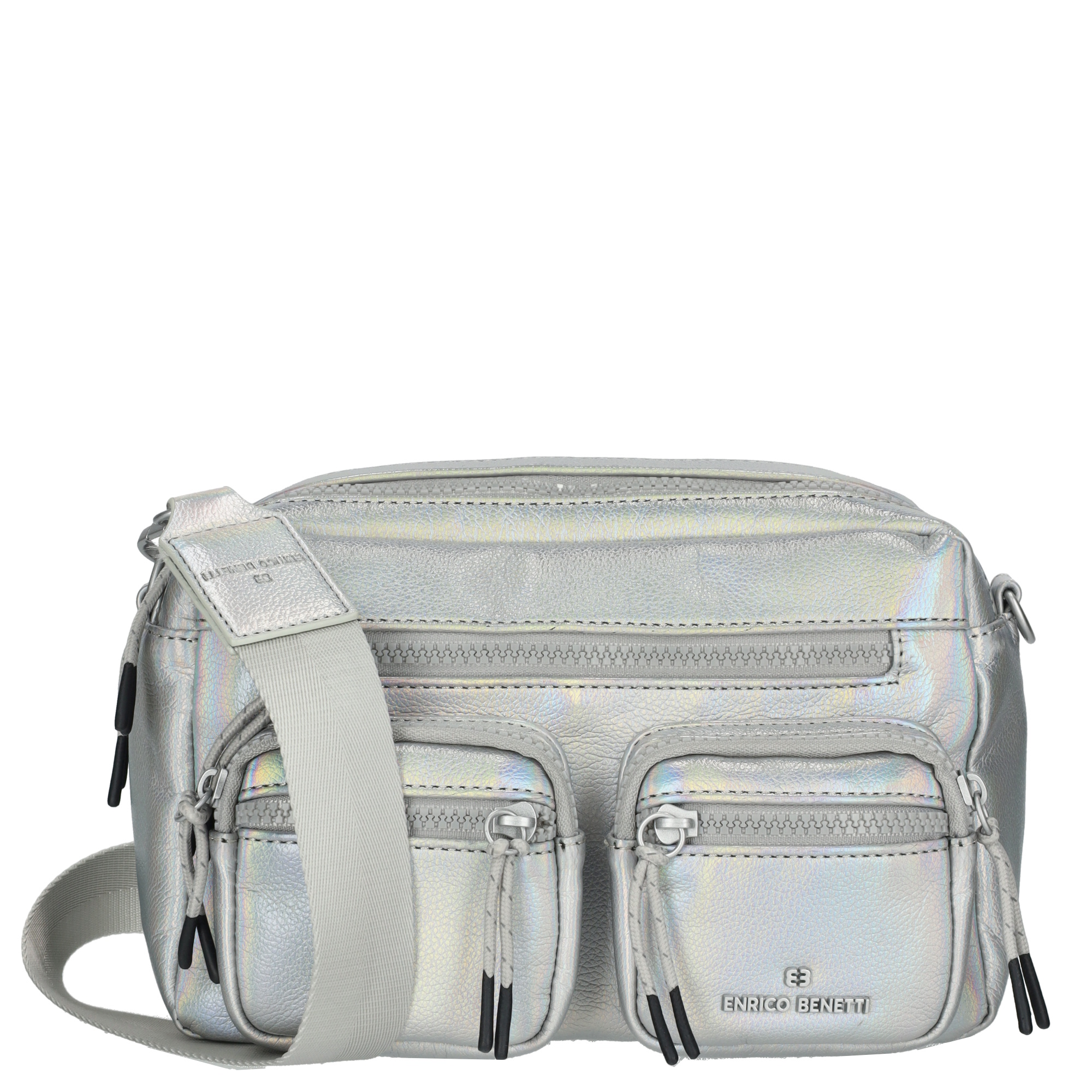 Enrico Benetti Celine crossbody tas zilver