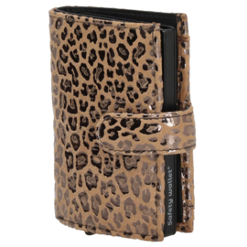 Charm London Camberwell safety wallet goud leopard