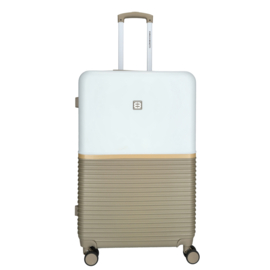 Enrico Benetti Princetown koffer 75 cm taupe-ivoor