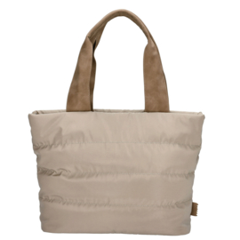 Zebra Trends Elske shopper licht taupe