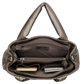 Charm London Manchester shopper pewter