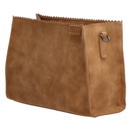 Zebra Merel schoudertas camel