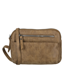 Enrico Benetti Zoè clutch/crossbody tas camel