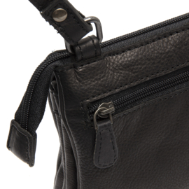 The Chesterfield Brand schoudertas Osaka zwart