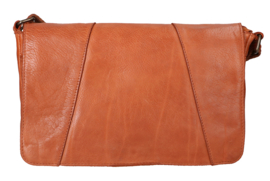 Leather Design schoudertas cognac
