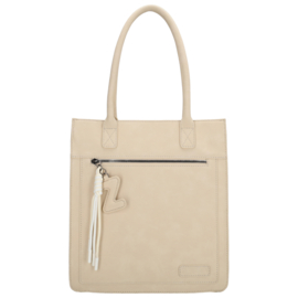 Zebra Trends Rosalyn shopper donker beige