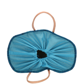 Beagles Bozaka rieten strandtas turquoise