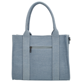 Charm London bond shopper licht blauw