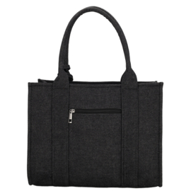 Charm London bond shopper zwart