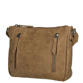 Enrico Benetti Kylie crossbody tas camel