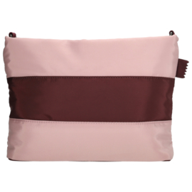 Zebra Trends Elske schoudertas streep bordeaux