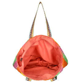 Enrico Benetti Marbella rieten strandtas multicolor-1
