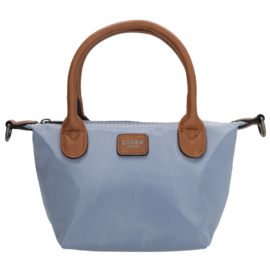 Charm London Buckingham handtas staalblauw