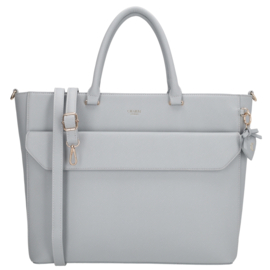 Charm London Cambridge laptoptas lichtblauw