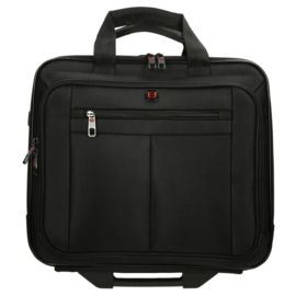 Enrico Benetti Cornell laptop trolley zwart