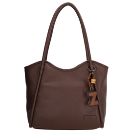 Zebra Trends Sofie laptoptas donker bruin