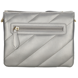 Charm London Via Dante schoudertas donker zilver