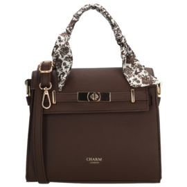 Charm London the hamptons handtas donker bruin