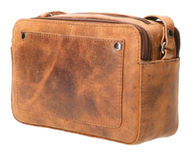 Leather Design Jupiter schoudertas hunter