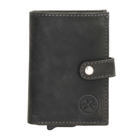 Hide & Stitches Idaho safety wallet zwart