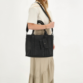 Charm London bond shopper zwart