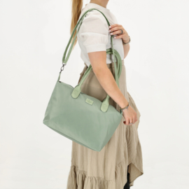 Charm London Buckingham mono shopper licht groen