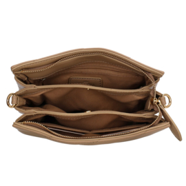 Charm London Via Dante schoudertas taupe