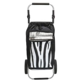 Beagles boodschappentrolley zebra print