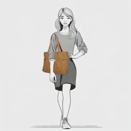 Enrico Benetti Roxy shopper camel