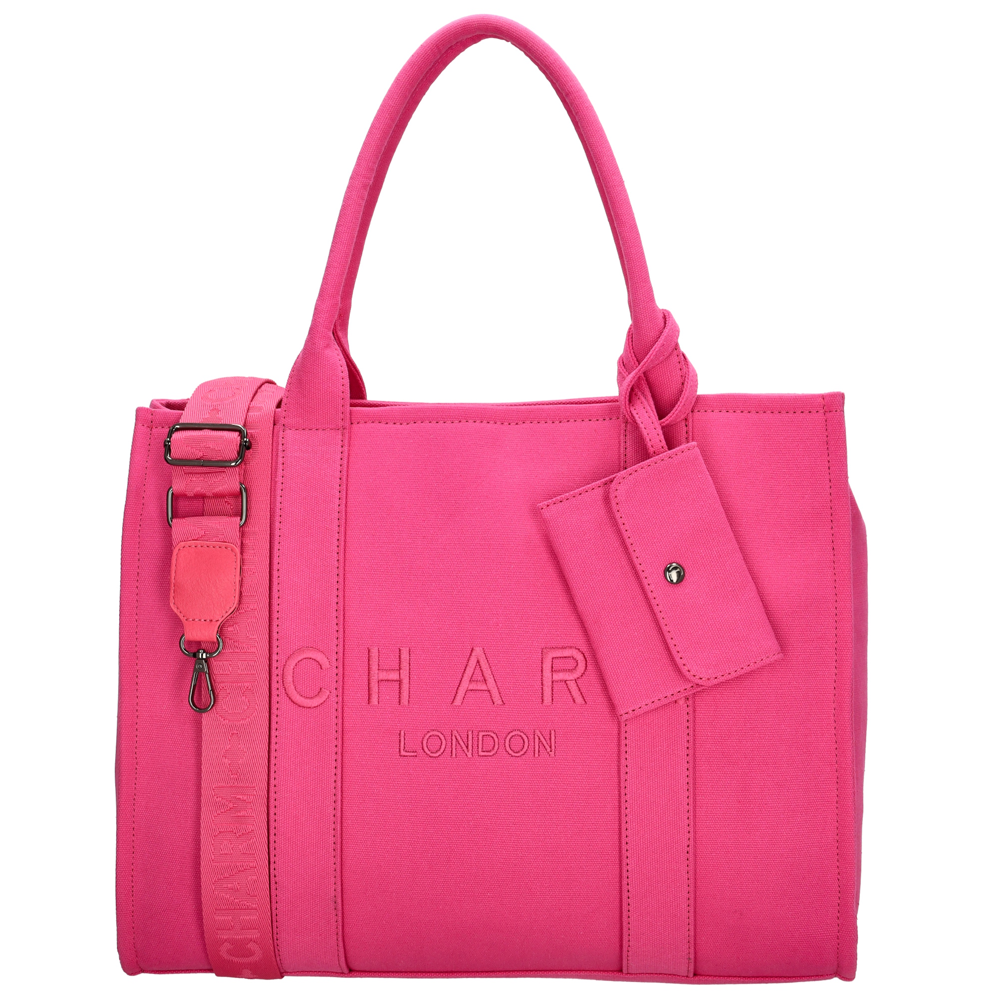 Charm London bond shopper fuchsia