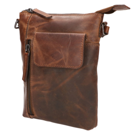 Leather Design schoudertas hunter