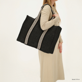 Beagles Ibiza shopper zwart