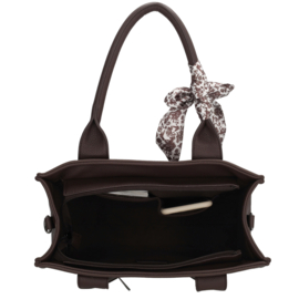 Charm London bond shopper donker bruin