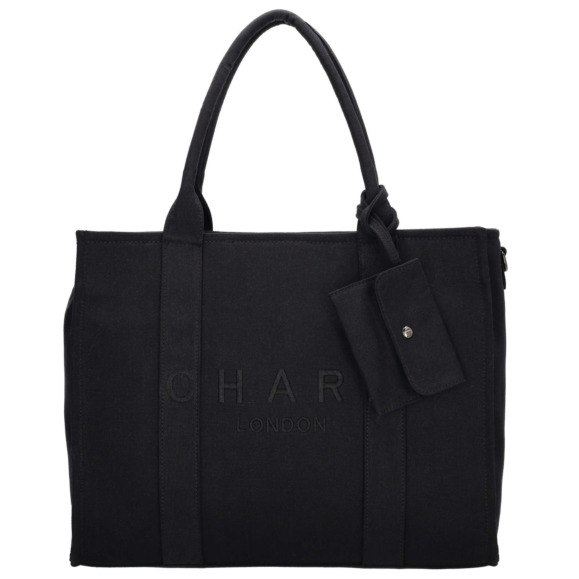 Charm London bond shopper zwart