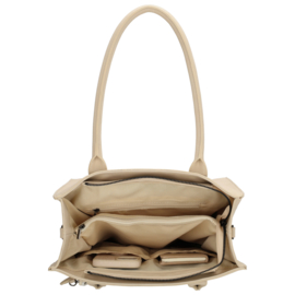 Zebra Trends Rosalyn shopper donker beige