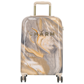 Charm london Travel koffer lichtgrijs