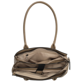 Charm London Dow Gate shopper donker taupe