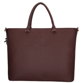 Charm London Cambridge laptoptas bordeaux